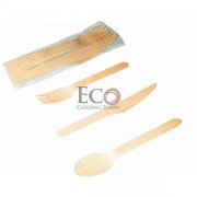 Wooden Cutlery Set 3/1 (Knife, Fork And Spoon) - 250/CS