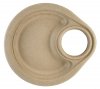 Compostable Party Plates with Cup Holder 9 Inch 400/ CS