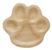 10" Paw Palm Festivalware Compostable Plate, 50/case