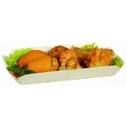 Canada Molded Wooden Tray With Paper 9 X 5.1 X 1.3 300/s