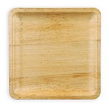 Disposable Bamboo Plates 10 inch Deep Square 96/CS