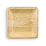 Disposable Bamboo Plates 8 inch Square 96/CS