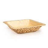 Disposable Bamboo Bowls 6 inch Square 96/CS