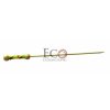 Fuji Pick With Natural Beads & Yellow Design - 4.4 - 2000/CS