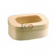Saga Wooden Box With Window Lid - 4.3 X 3.1 X 1.9 - 100/CS
