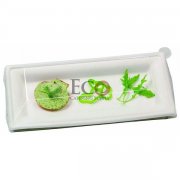 Sugar Cane Rectangular Plate - 5.1 X 10.2 - 500/CS